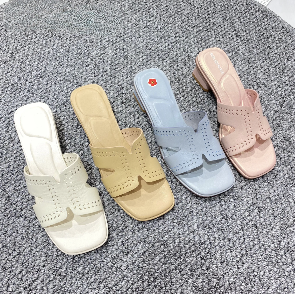 Mid Heel Slip-On